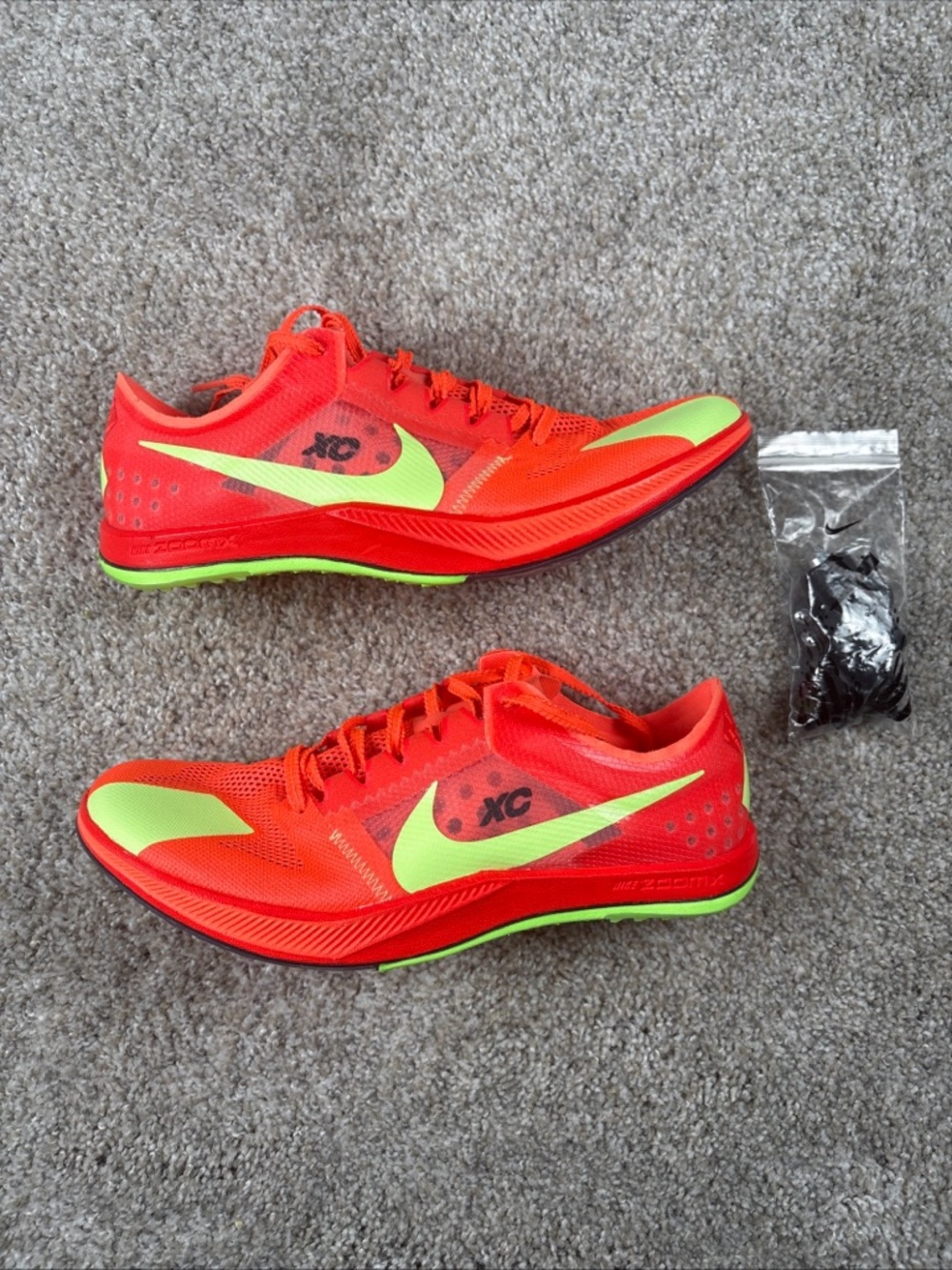 Size 9 Nike ZoomX Dragonfly XC Bright Crimson Cross Country Spikes DX7992-800